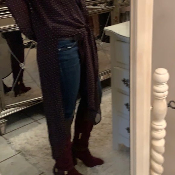 Navy flowy Topper/Cardigan - Picture 7 of 12